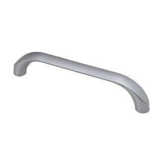 Hettich Griff Zinkdruckguss Aluminium-Optik BA128mm