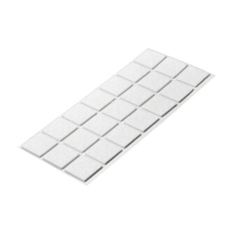 Filzgleiter-Set 30 x 30mm, weiß 21 Stück