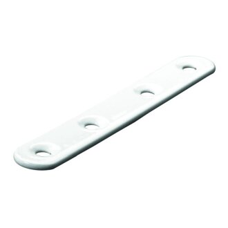 Hettich Verbindungsblech, 15 x 100 x 2 mm, Stahl, pulverbeschichtet, weiß