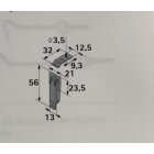 Kistenverschluss 13 x 55 mm verzinkt