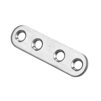 Hettich Verbindungsblech 60 x 15mm Edelstahl, 50 Stück