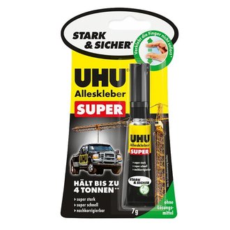 UHU Alleskleber Super - superstark superschnell und sicher 7g