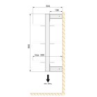 Wandregal Zero Steingrau 80kg Belastbar Variabel