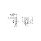 Montagewinkel Zinkdruckguss 50 Stück 20.5x20.7mm...